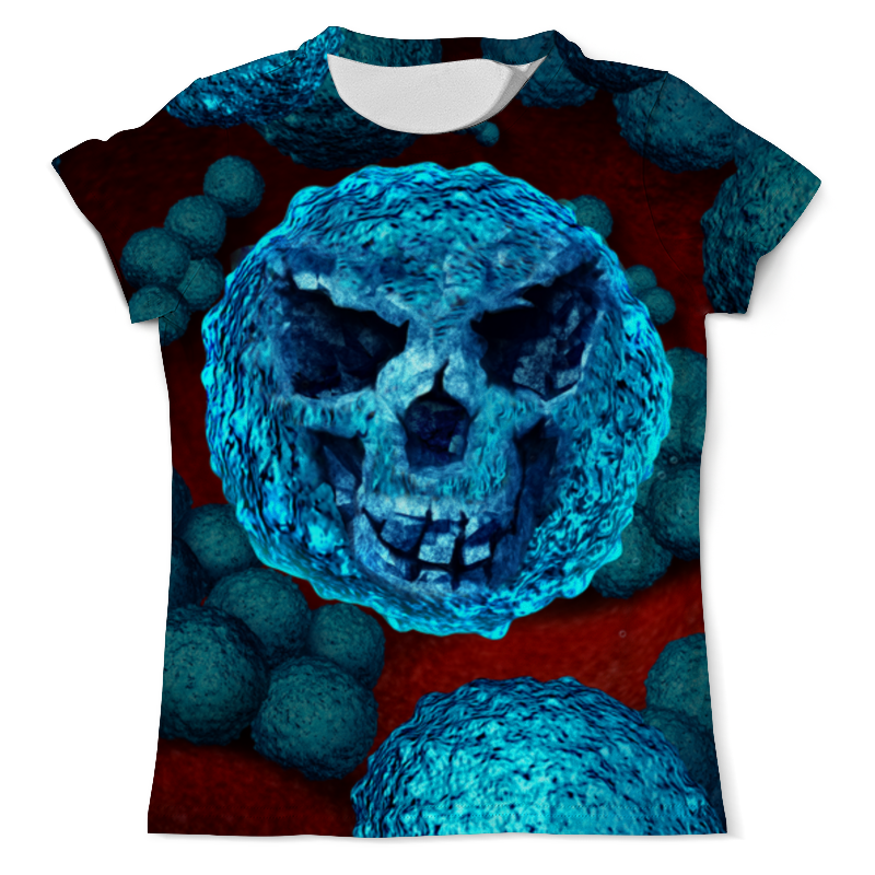 Printio Футболка с полной запечаткой (мужская) Злобный вирус printio футболка с полной запечаткой мужская злобный вирус