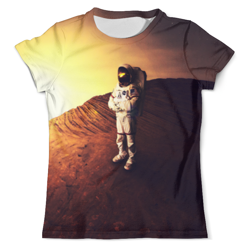 Printio Футболка с полной запечаткой (мужская) Космонавт printio футболка с полной запечаткой мужская кот космонавт