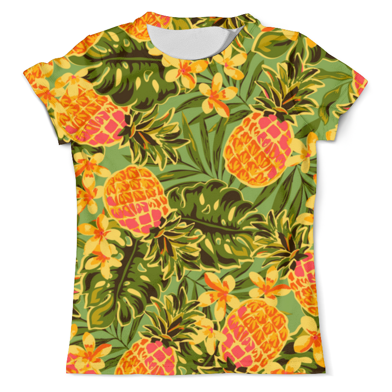 Printio Футболка с полной запечаткой (мужская) Ананасы printio футболка с полной запечаткой для мальчиков ананасы