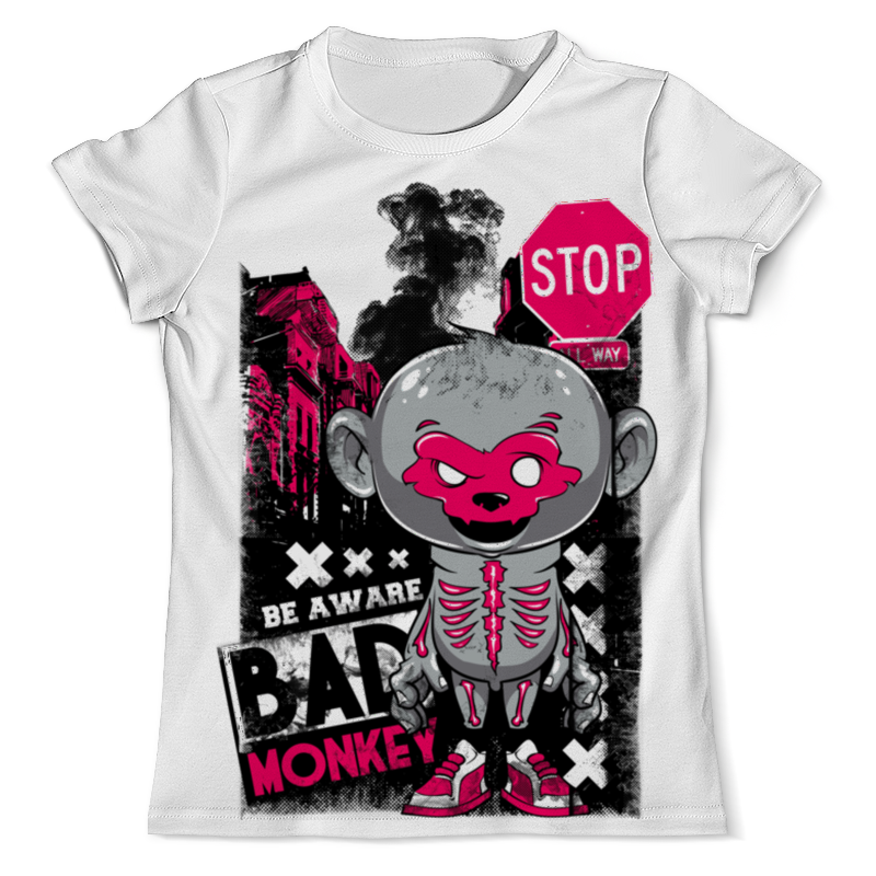 Printio Футболка с полной запечаткой (мужская) Bad monkey printio футболка с полной запечаткой для девочек bad monkey