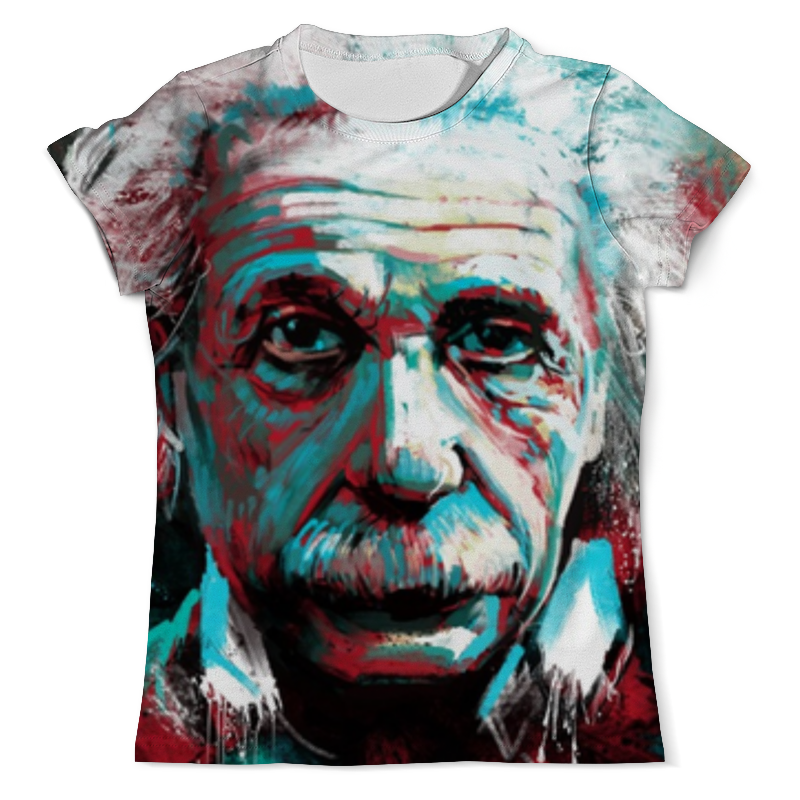Printio Футболка с полной запечаткой (мужская) Альберт эйнштейн printio футболка с полной запечаткой для девочек альберт эйнштейн albert einstein