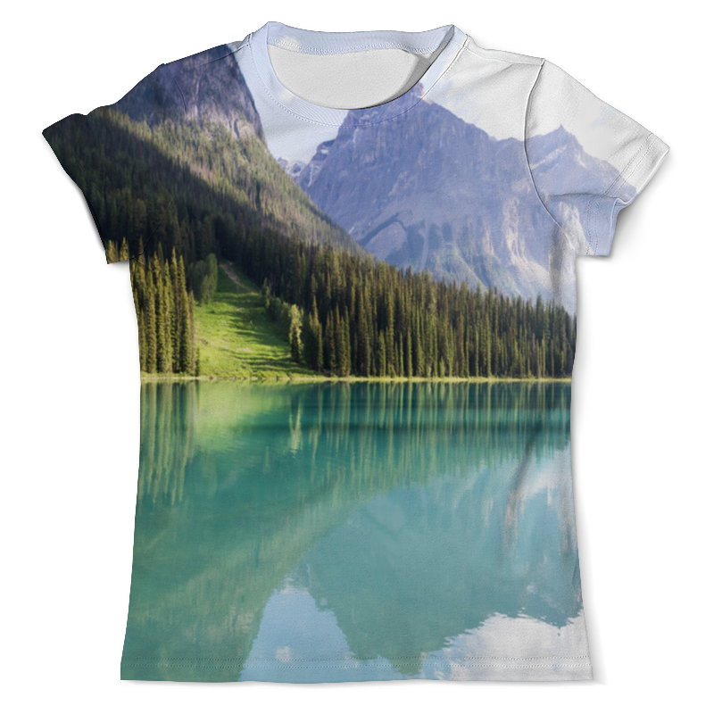 Printio Футболка с полной запечаткой (мужская) Прозрачное озеро printio футболка с полной запечаткой женская прозрачное озеро