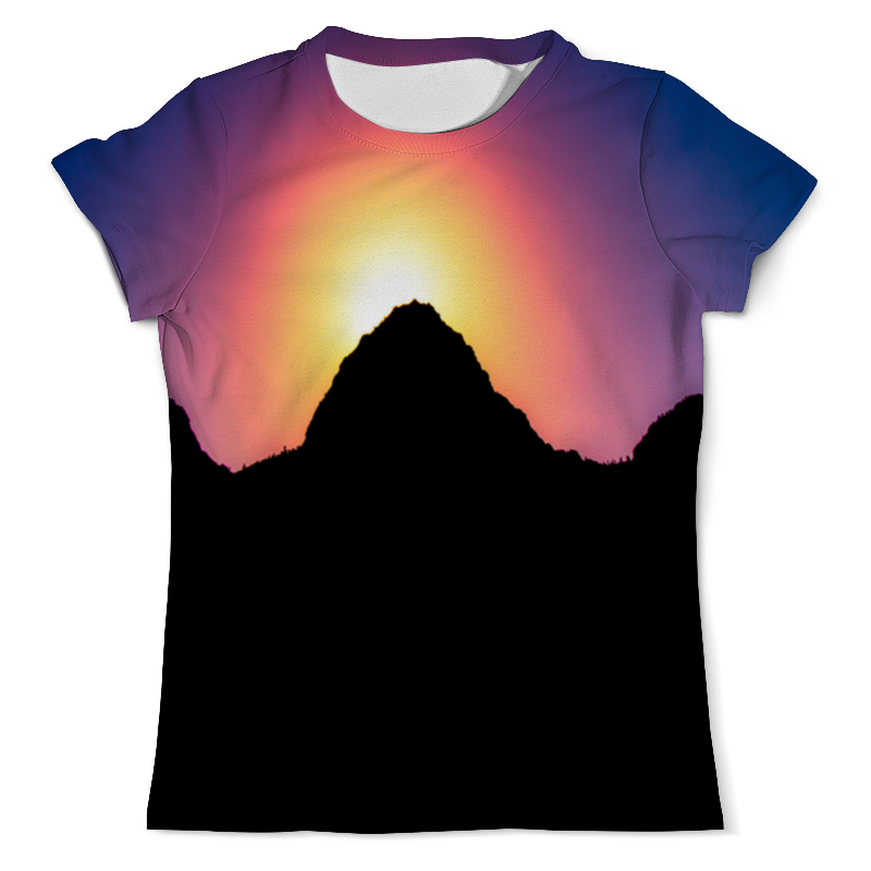 Printio Футболка с полной запечаткой (мужская) Закат солнца printio футболка с полной запечаткой женская закат солнца в гокарне карнатака индия скетч
