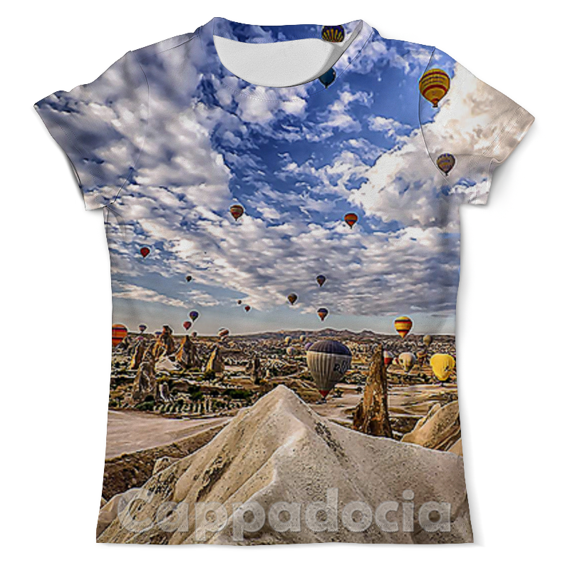 Printio Футболка с полной запечаткой (мужская) Cappadocia hot air balloon festival