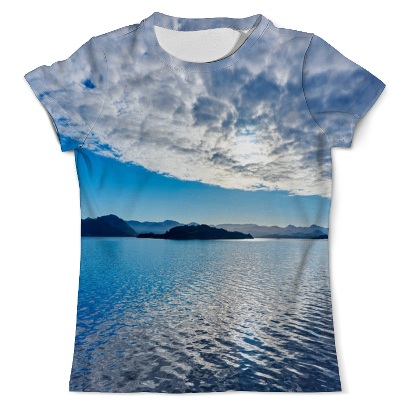 Printio Футболка с полной запечаткой (мужская) Остров в море printio футболка с полной запечаткой мужская свобода кит в море