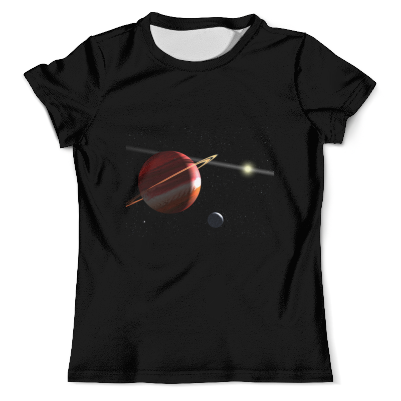 Printio Футболка с полной запечаткой (мужская) Сатурн printio футболка с полной запечаткой мужская янтра и мантра шани сатурна