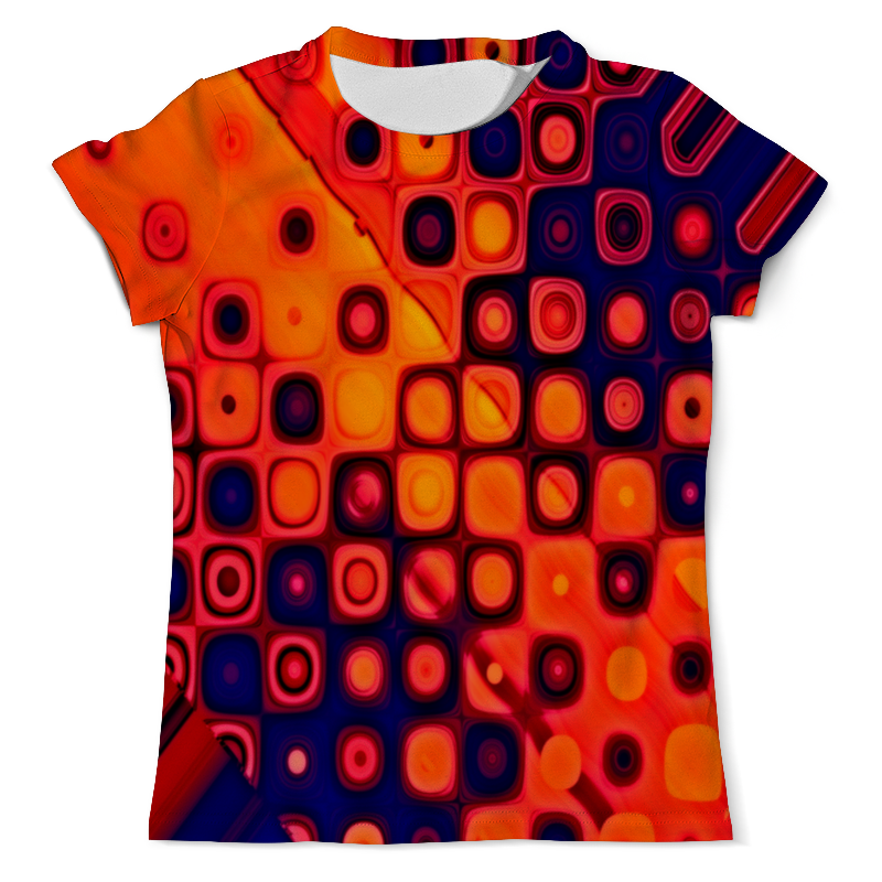 Printio Футболка с полной запечаткой (мужская) Яркие кубики printio футболка с полной запечаткой для девочек яркие кубики