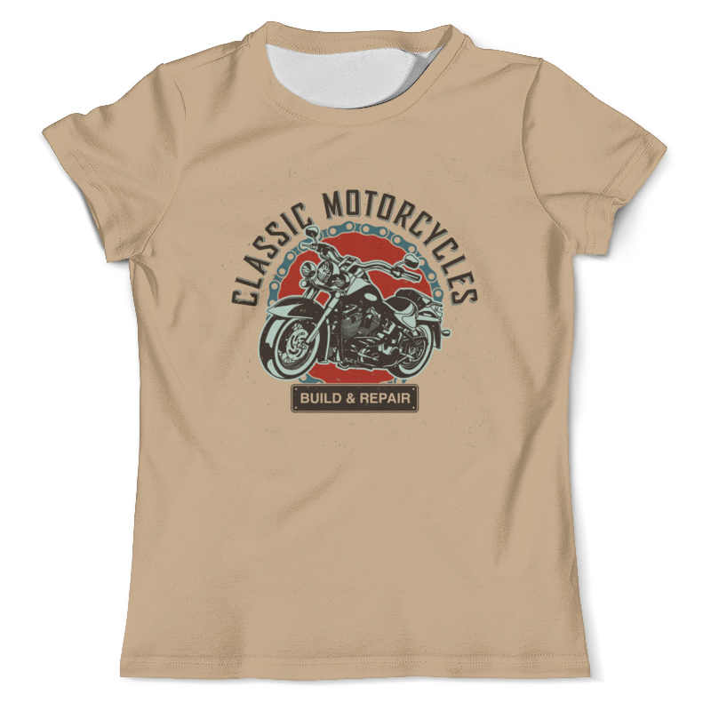 Printio Футболка с полной запечаткой (мужская) Classic motorcycles classic motorcycles