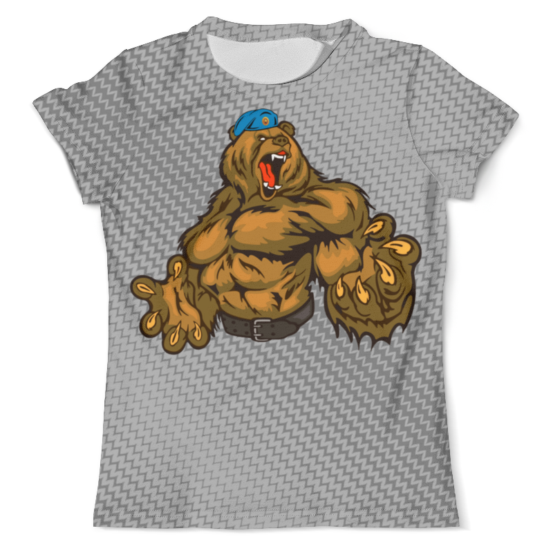 Printio Футболка с полной запечаткой (мужская) Вдв медведь printio футболка с полной запечаткой мужская вдв медведь пиво