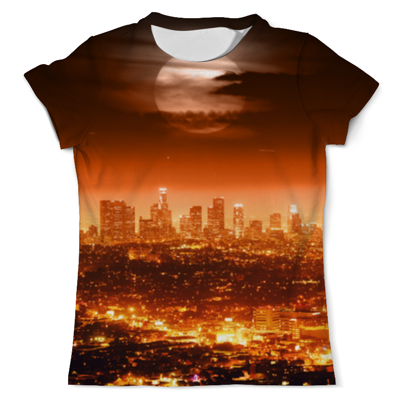 Printio Футболка с полной запечаткой (мужская) Огни большого города printio футболка с полной запечаткой женская огни ночного города
