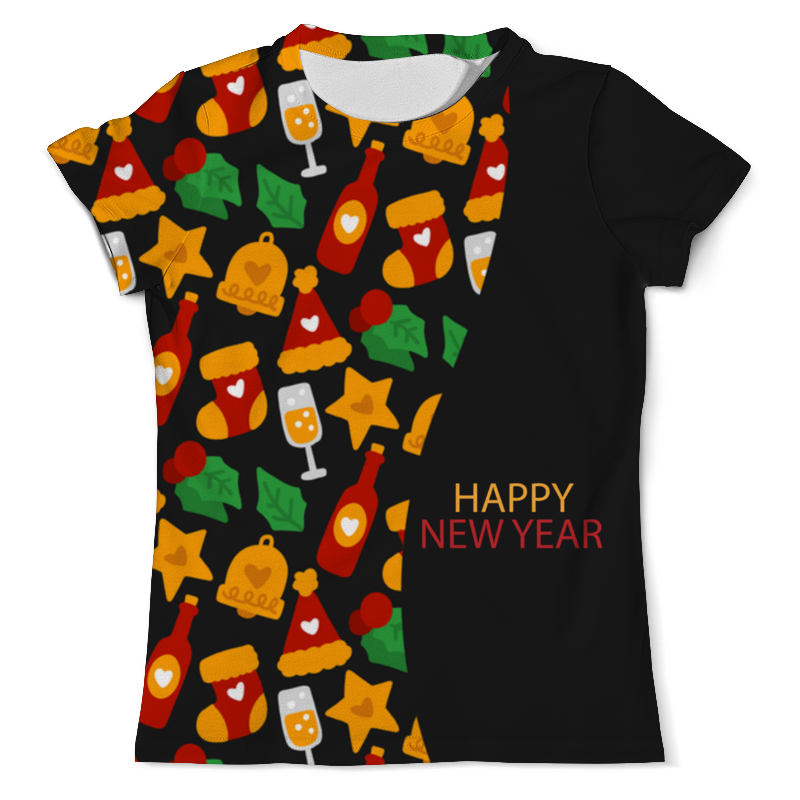 Printio Футболка с полной запечаткой (мужская) Happy new year printio футболка с полной запечаткой мужская happy new year 2016
