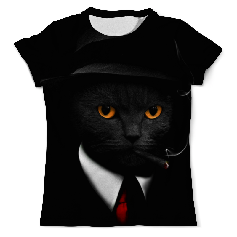 printio футболка с полной запечаткой мужская агент смит матрица Printio Футболка с полной запечаткой (мужская) Агент кот