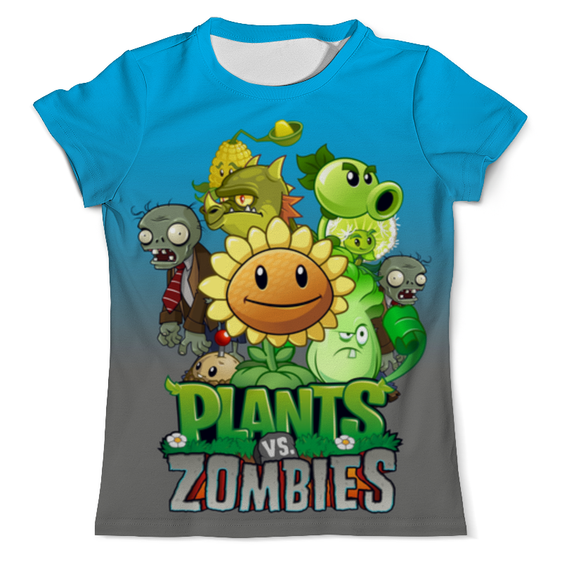 Printio Футболка с полной запечаткой (мужская) Plants vs. zombies мужская футболка кот зомби s синий