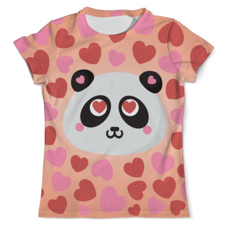 Printio Футболка с полной запечаткой (мужская) Влюбленная панда printio футболка с полной запечаткой для девочек влюбленная панда