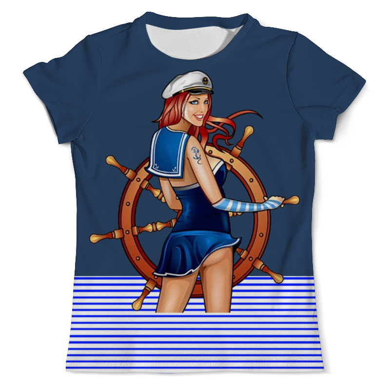 Printio Футболка с полной запечаткой (мужская) Морячка printio футболка с полной запечаткой для девочек морячка