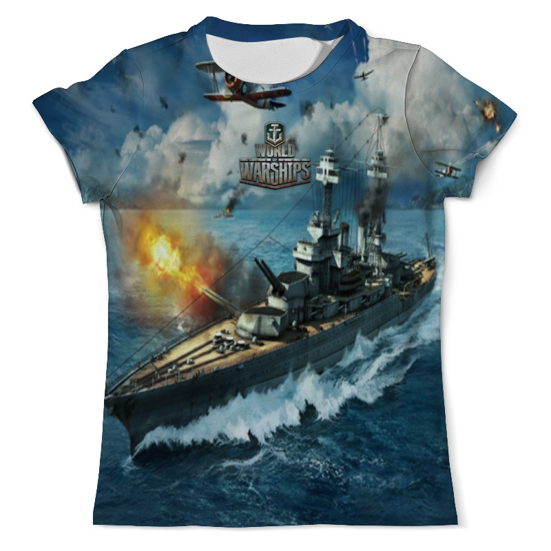 Printio Футболка с полной запечаткой (мужская) World of warships printio футболка с полной запечаткой для девочек world of warships