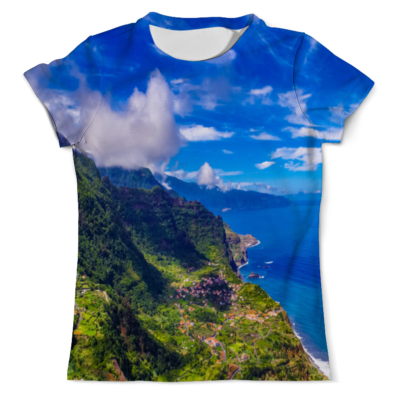 Printio Футболка с полной запечаткой (мужская) Остров printio футболка с полной запечаткой женская остров