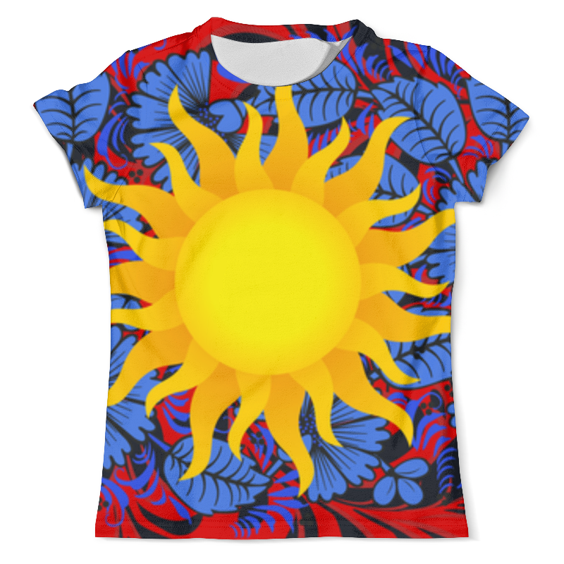 Printio Футболка с полной запечаткой (мужская) Солнце printio футболка с полной запечаткой мужская абстрактное красное геометрическое солнце