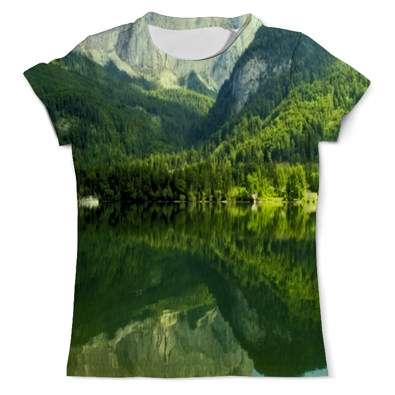 Printio Футболка с полной запечаткой (мужская) Горная река printio футболка с полной запечаткой для девочек горная долина