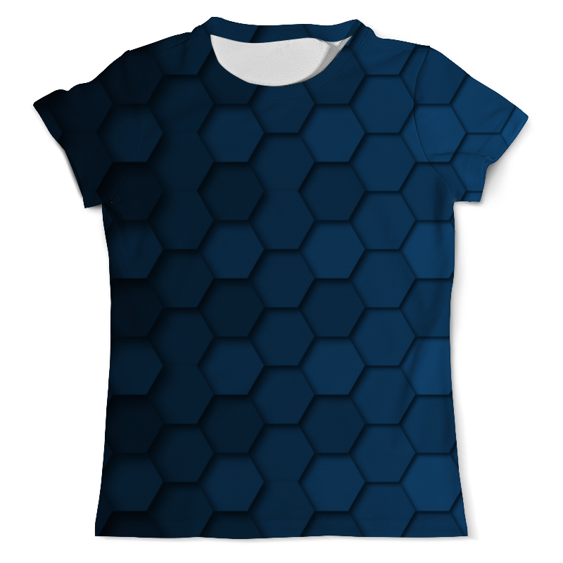 Printio Футболка с полной запечаткой (мужская) Синяя абстракция мужская футболка космический узор m синий