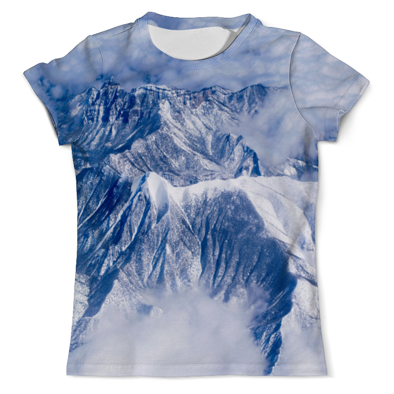 Printio Футболка с полной запечаткой (мужская) Снежные горы printio футболка с полной запечаткой мужская снежные елки