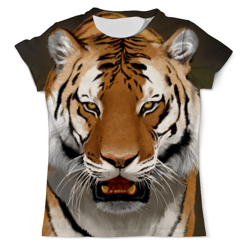Printio Футболка с полной запечаткой (мужская) Амурский тигр printio футболка с полной запечаткой мужская амурский тигр