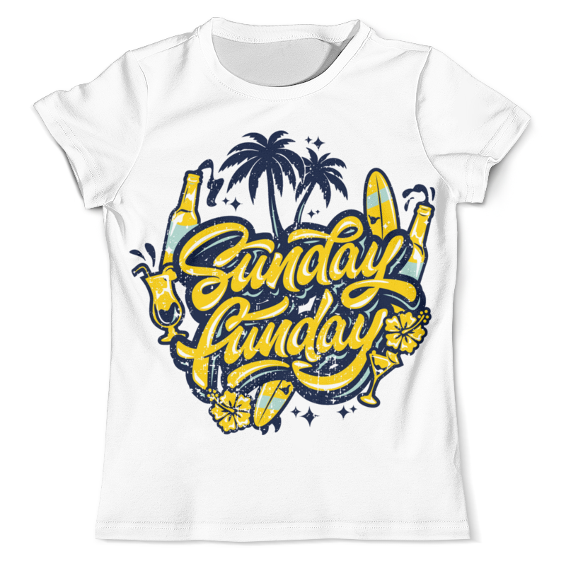 Printio Футболка с полной запечаткой (мужская) Летний отдых