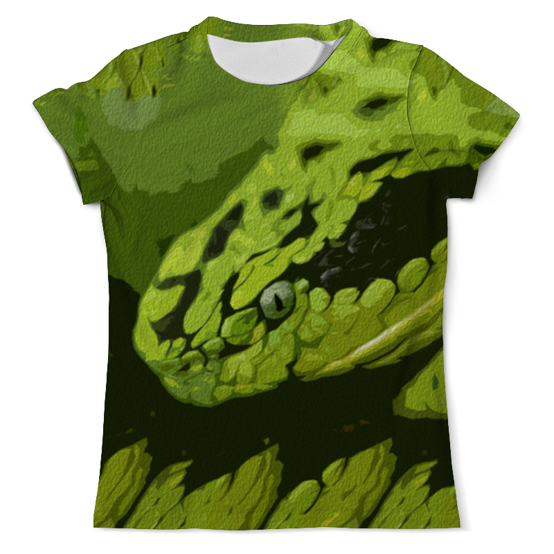 Printio Футболка с полной запечаткой (мужская) Змея printio футболка с полной запечаткой мужская зеленая поляна