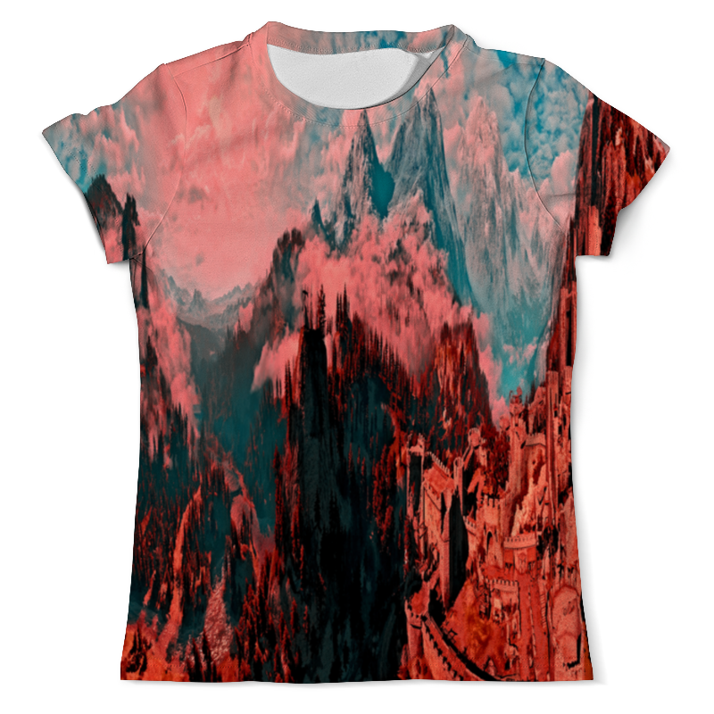 Printio Футболка с полной запечаткой (мужская) Крепость в горах printio футболка с полной запечаткой мужская лес в горах