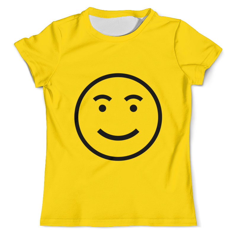 Printio Футболка с полной запечаткой (мужская) Улыбающийся смаил. printio футболка с полной запечаткой для девочек улыбающийся карандаш