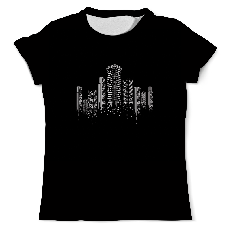 Printio Футболка с полной запечаткой (мужская) Огни ночного города. printio футболка с полной запечаткой мужская мегаполис города