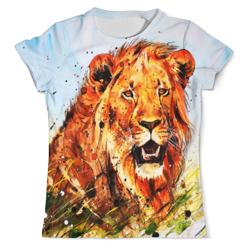 Printio Футболка с полной запечаткой (мужская) Царь зверей printio футболка с полной запечаткой мужская царь зверей