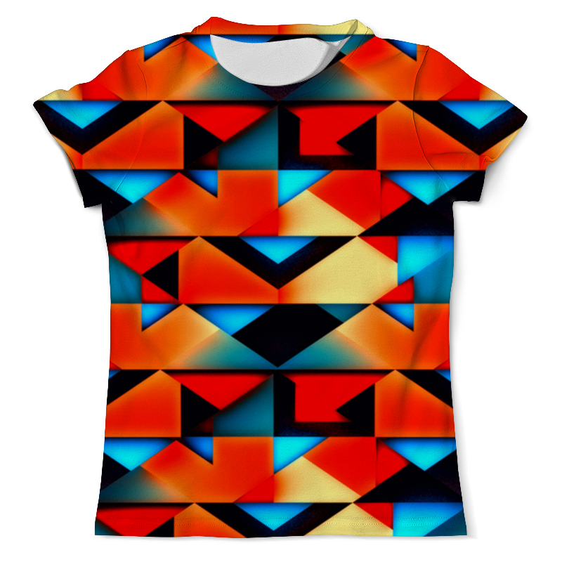 Printio Футболка с полной запечаткой (мужская) Геометрические фигуры printio футболка с полной запечаткой женская геометрические фигуры