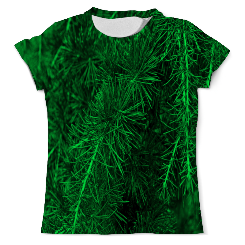 Printio Футболка с полной запечаткой (мужская) Зеленая ель printio футболка с полной запечаткой мужская зеленая поляна