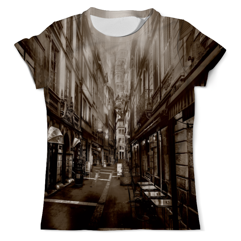 Printio Футболка с полной запечаткой (мужская) Улица города printio футболка с полной запечаткой мужская мегаполис города