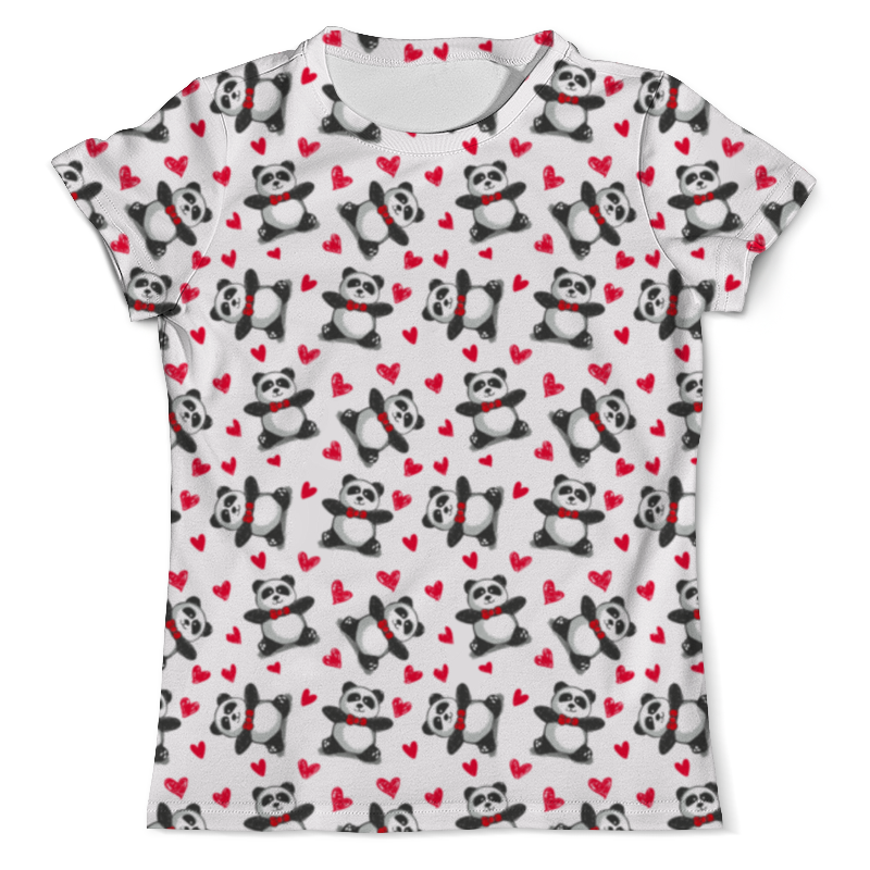 Printio Футболка с полной запечаткой (мужская) Мишки панда printio футболка с полной запечаткой для девочек мишки панда