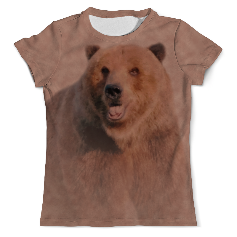 Printio Футболка с полной запечаткой (мужская) Медведь printio футболка с полной запечаткой мужская золотой фон