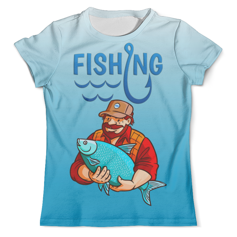 Printio Футболка с полной запечаткой (мужская) Рыбалка printio футболка с полной запечаткой мужская рыбалка
