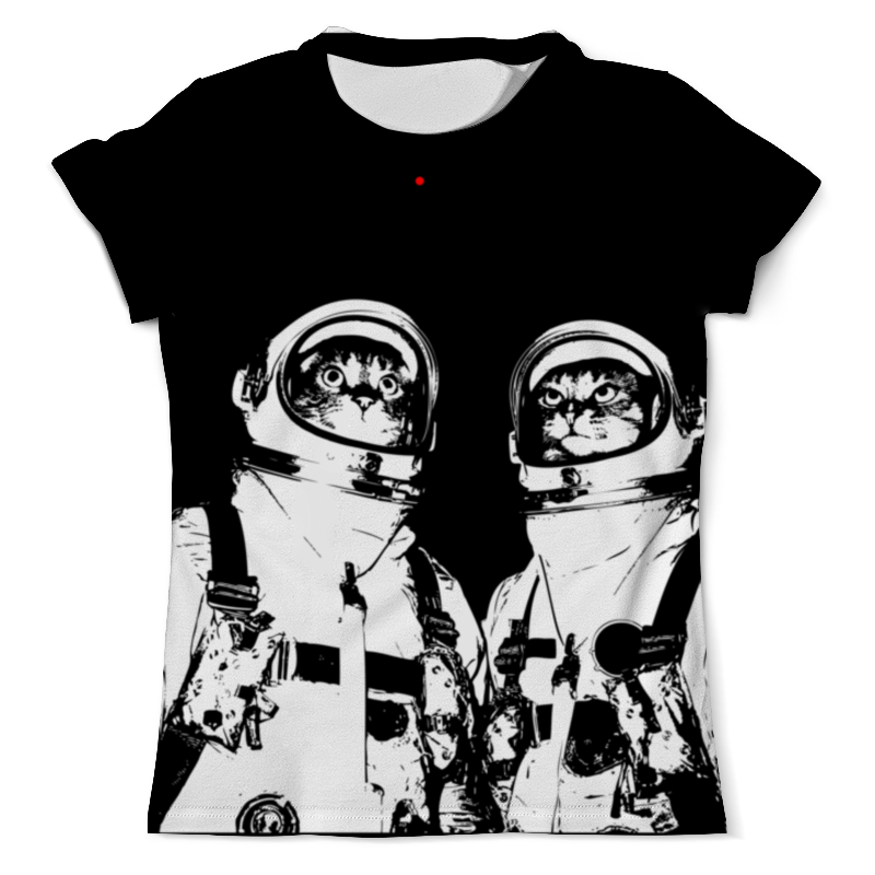 Printio Футболка с полной запечаткой (мужская) Коты космонавты printio футболка с полной запечаткой мужская космонавты