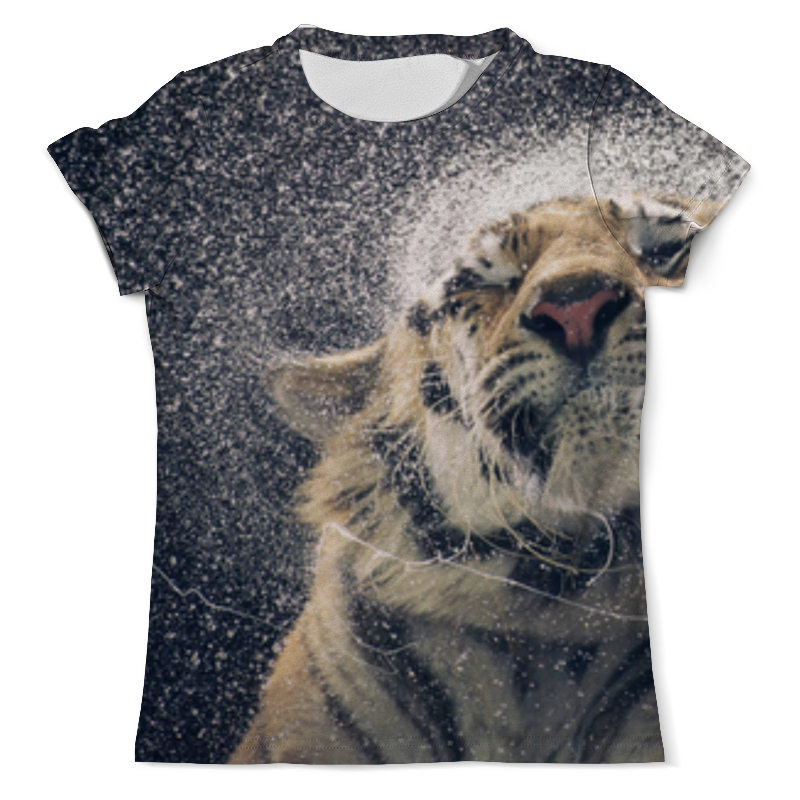 Printio Футболка с полной запечаткой (мужская) Тигр и вода printio футболка с полной запечаткой мужская лев и вода