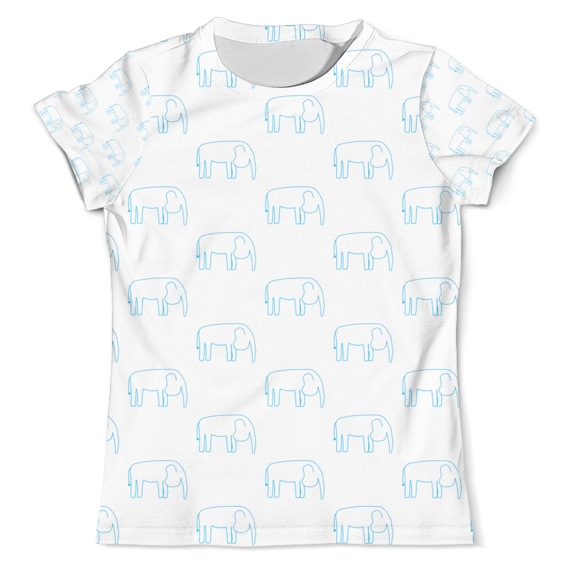 Printio Футболка с полной запечаткой (мужская) Синий слон printio футболка с полной запечаткой мужская синий пиджак