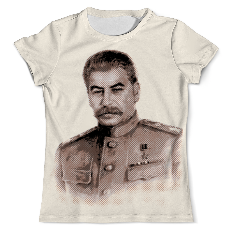 Printio Футболка с полной запечаткой (мужская) Сталин мужская футболка женщина вождь индеец 2xl белый
