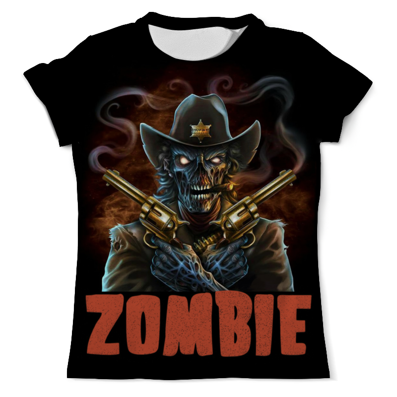 Printio Футболка с полной запечаткой (мужская) Zombie sheriff printio футболка с полной запечаткой для девочек zombie sheriff