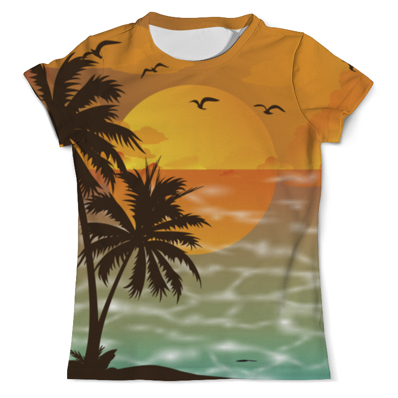 Printio Футболка с полной запечаткой (мужская) Закат printio футболка с полной запечаткой мужская закат на море