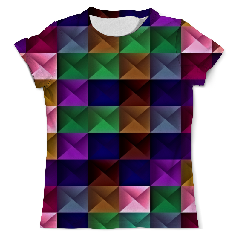 Printio Футболка с полной запечаткой (мужская) Кубики printio футболка с полной запечаткой мужская цветные кубики