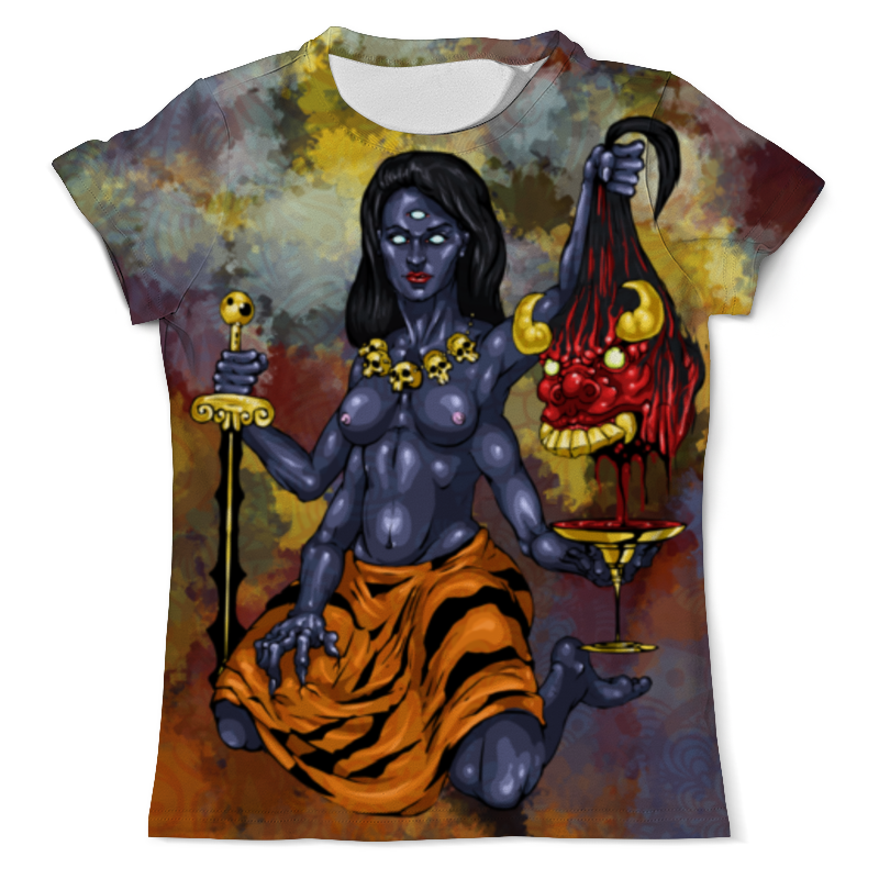 Printio Футболка с полной запечаткой (мужская) Кали- богиня разрушения printio футболка с полной запечаткой мужская мать уистлера джеймс уистлер