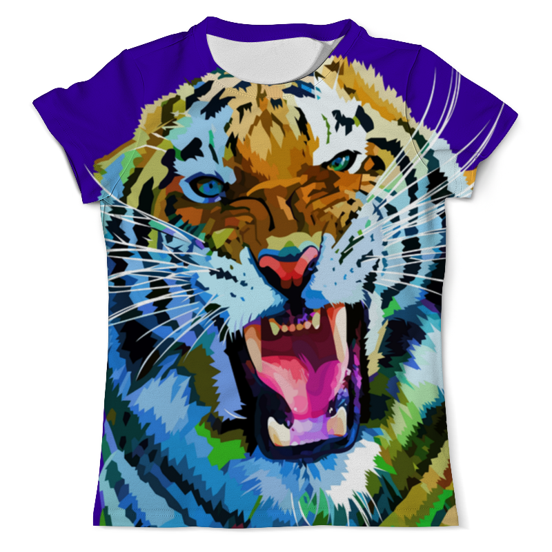 Printio Футболка с полной запечаткой (мужская) Амурский тигр printio футболка с полной запечаткой для девочек амурский тигр