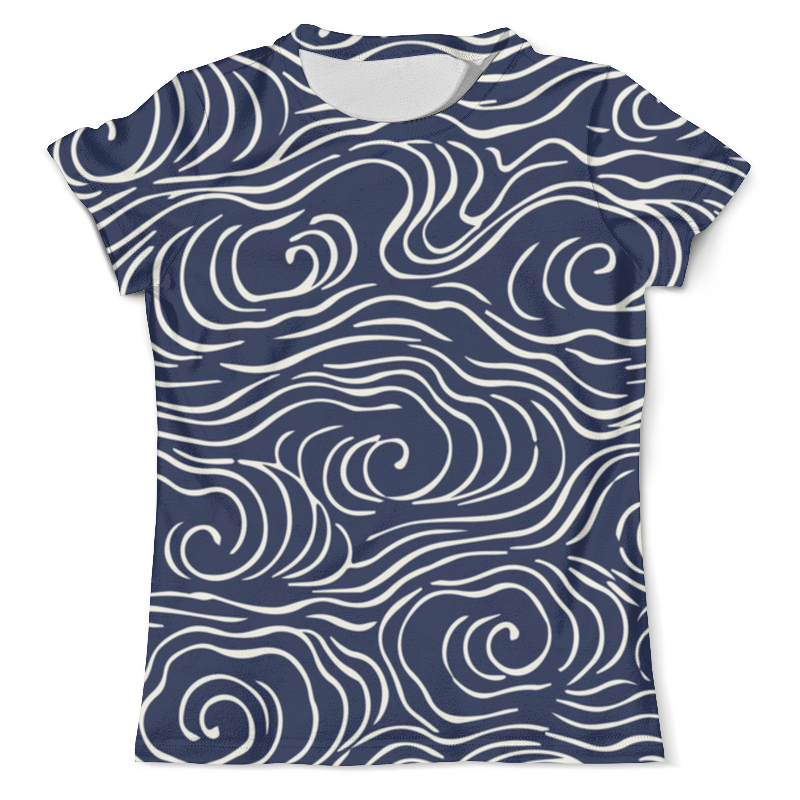 Printio Футболка с полной запечаткой (мужская) Волны printio футболка с полной запечаткой мужская киты и волны