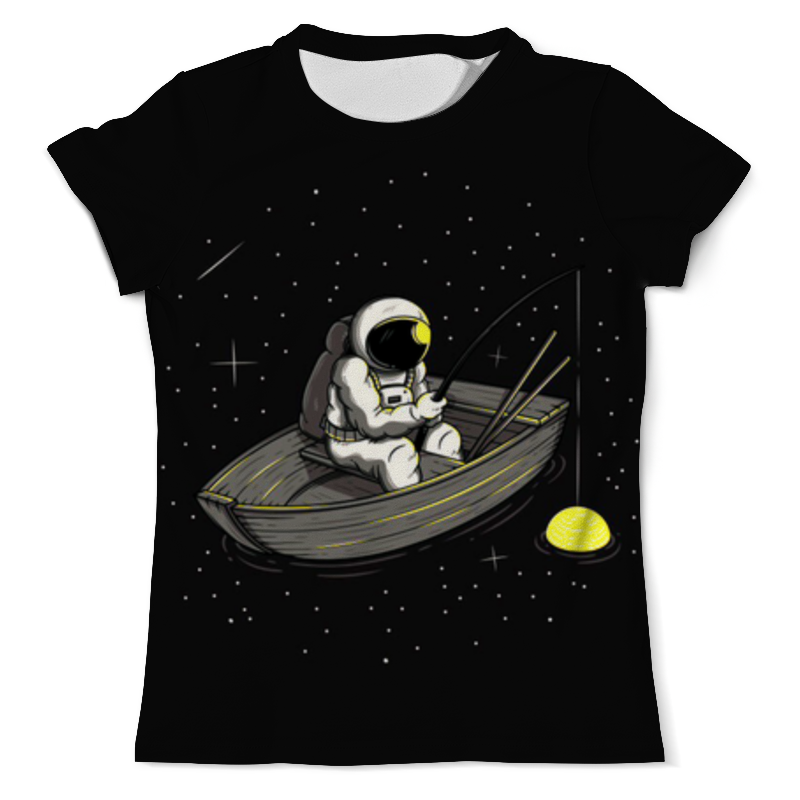 printio футболка с полной запечаткой мужская космическая пыль Printio Футболка с полной запечаткой (мужская) Космическая рыбалка