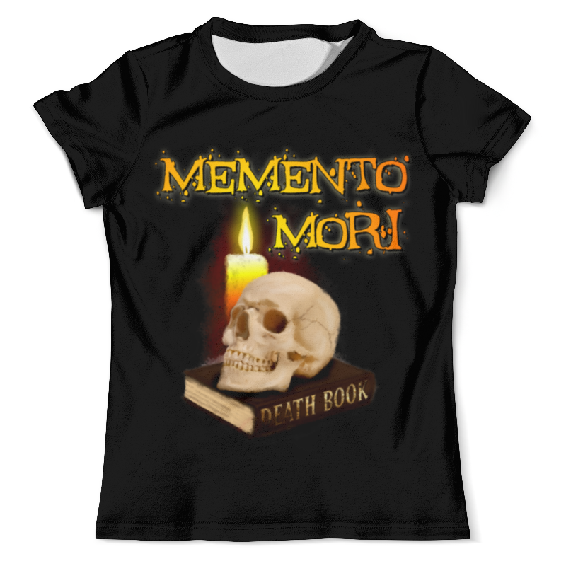 Printio Футболка с полной запечаткой (мужская) Memento mori. помни о смерти. printio футболка с полной запечаткой мужская носители смерти